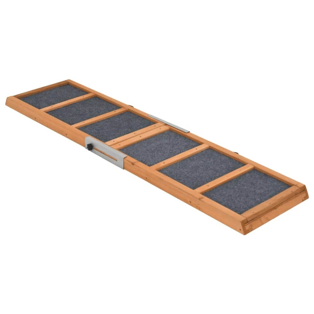 Wooden Dog Ramp – Grey Collapsible Adjustable Ramp