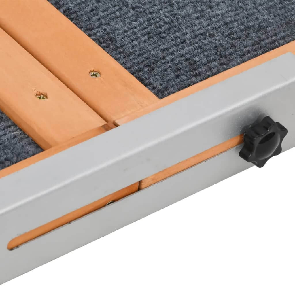 Adjustable-Dog-Ramp-Grey-Collapsible-Wooden-Ramp-quality