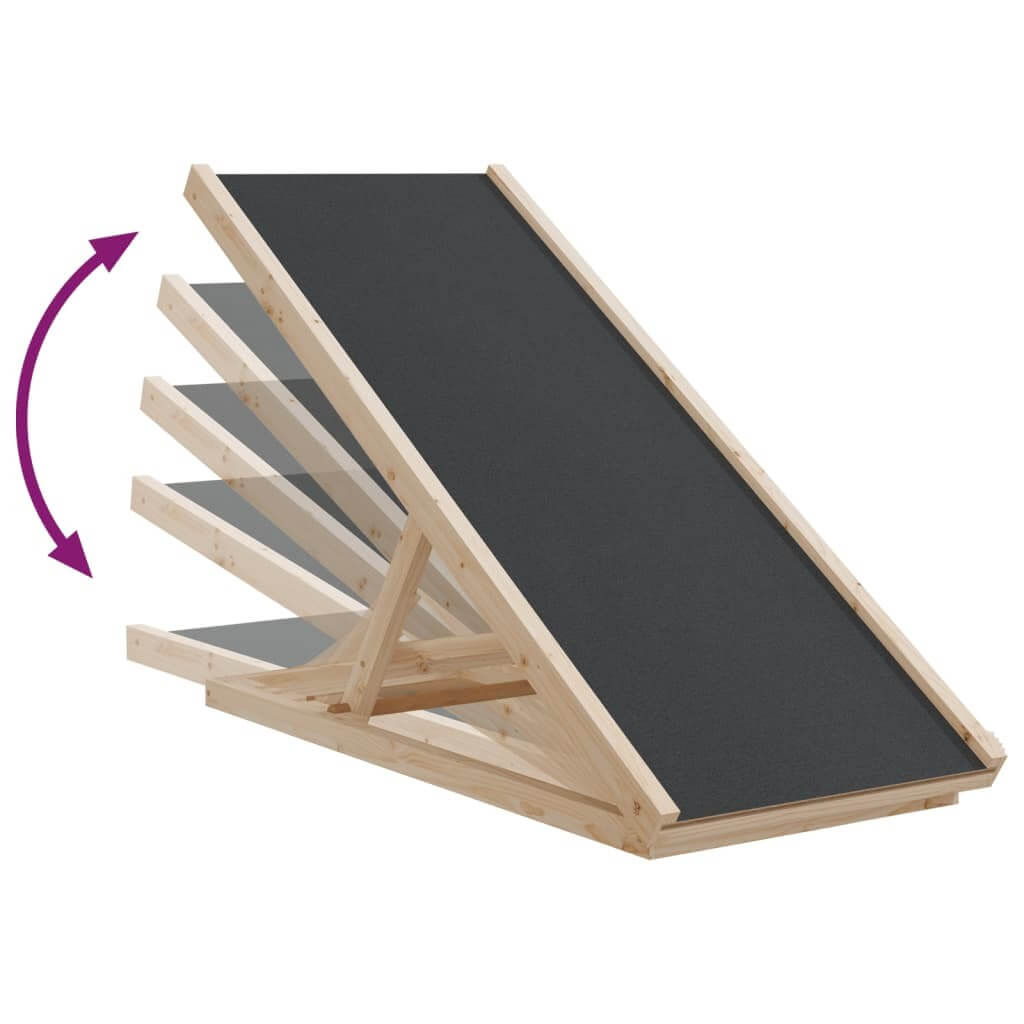 Adjustable-Dog-Ramp-Grey-Foldable-Wooden-Ramp-portable