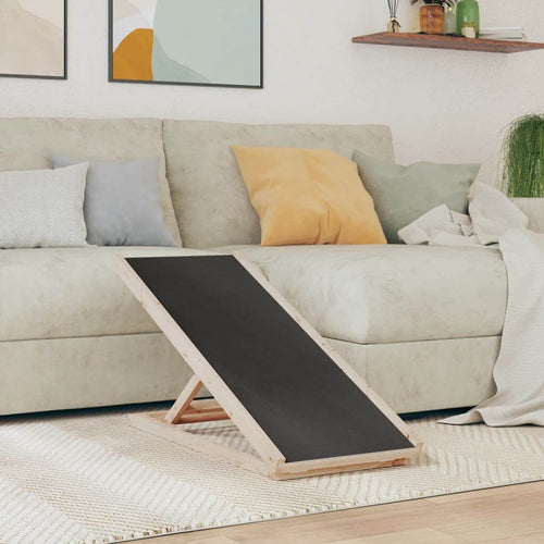 Adjustable Dog Ramp – Grey Foldable Wooden Ramp