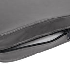 Dog Sofa Faux Leather cushion with visible zippered cover from DomusDog