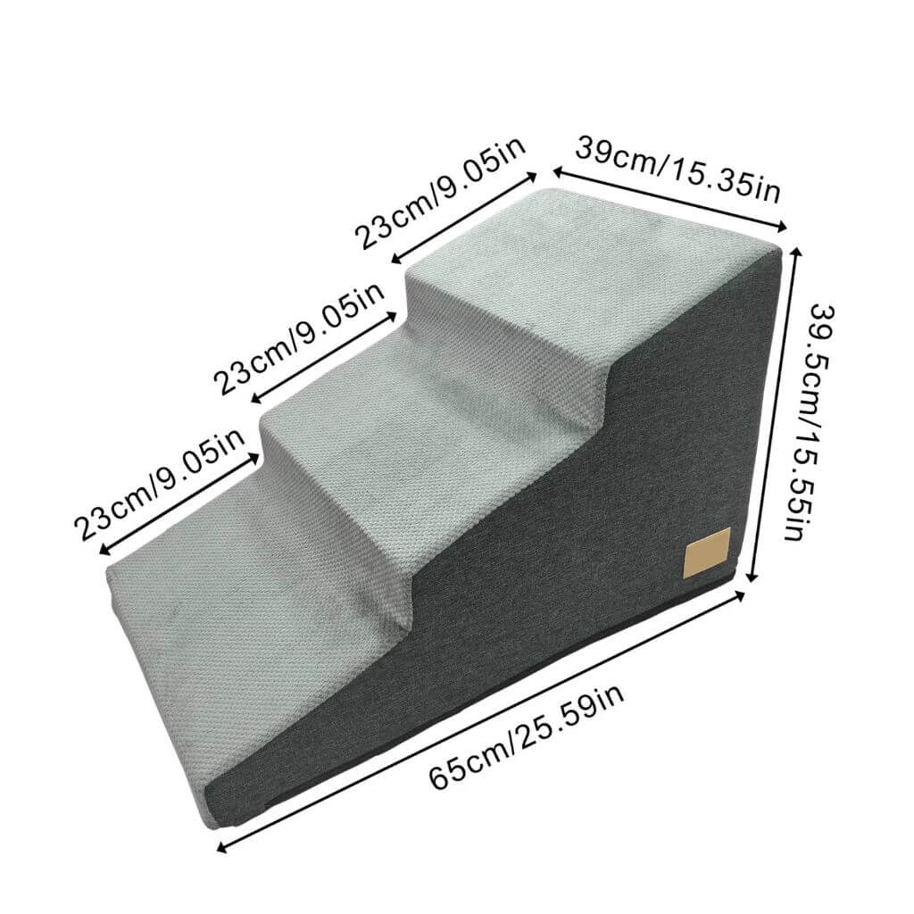 Dog Steps for Bed – High Density Foam (3, 4 or 5 Steps)