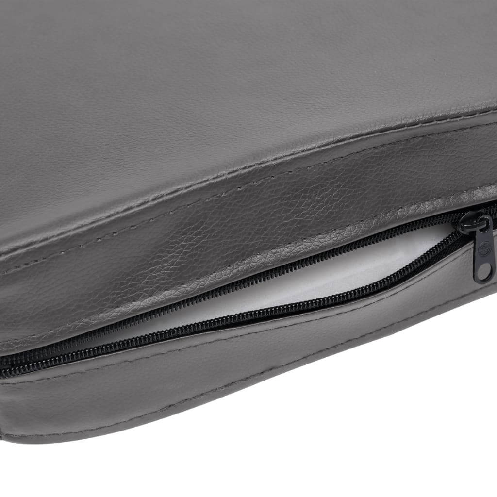 Large Dog Sofa Faux Leather cushion with visible zippered cover from DomusDog