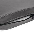 Large Dog Sofa Faux Leather cushion with visible zippered cover from DomusDog